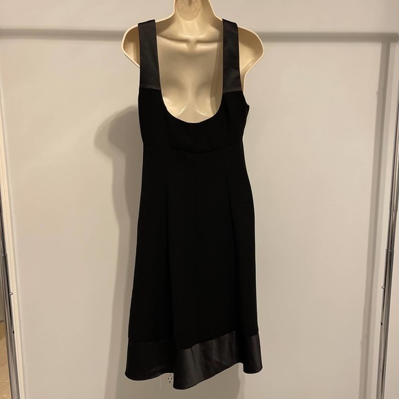 Evan‎ Picone Black Sleeveless Low Back Cocktail Dress Size 10 Pre-owned - Picture 3 of 8